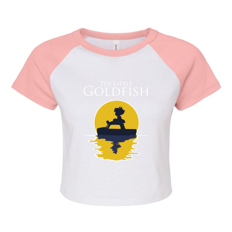 The Little Goldfish Essential Raglan Crop Top by AYESHAJOHNSON | Artistshot