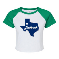 Lubbock Texas Lone Star State Raglan Crop Top | Artistshot