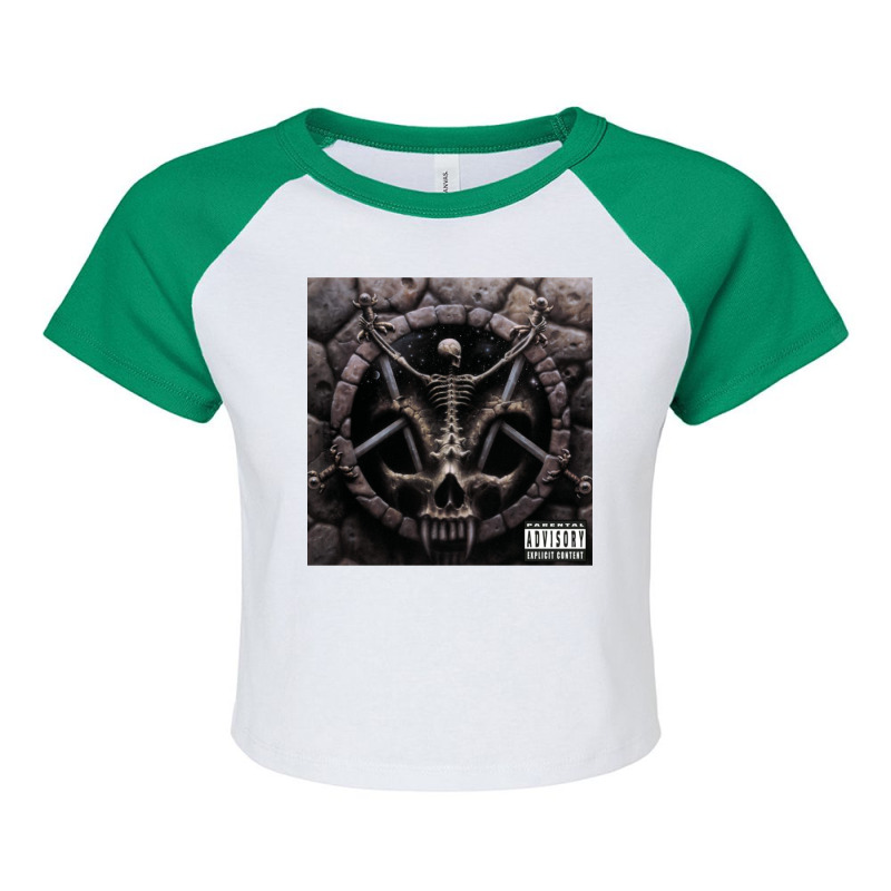 Divine Intervention Raglan Crop Top by SoniaAlt | Artistshot