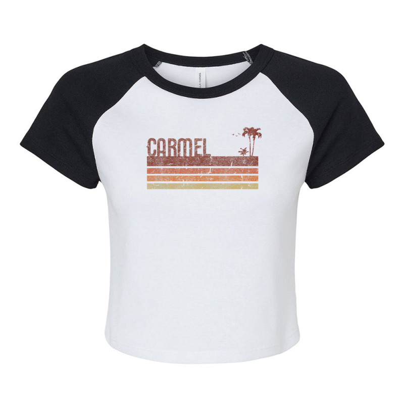 Carmel California Vintage 70s 80s Vacation Raglan Crop Top by hongquangd | Artistshot