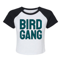 Bird Gang Eagle Sports Tailgate Party Gift Raglan Crop Top | Artistshot