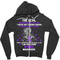 Functional Neurologic Disorder The Devil Whispered Zipper Hoodie | Artistshot