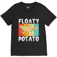 Floaty Potato Marine Animal Dugong Sea Cow Manatee V-neck Tee | Artistshot