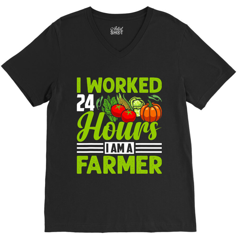 Farmer Tractor Farming Quote For Farmers6211 V-neck Tee | Artistshot