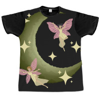 Fairycore Aesthetic Fairy Core Grunge Crescent Moo Graphic T-shirt | Artistshot