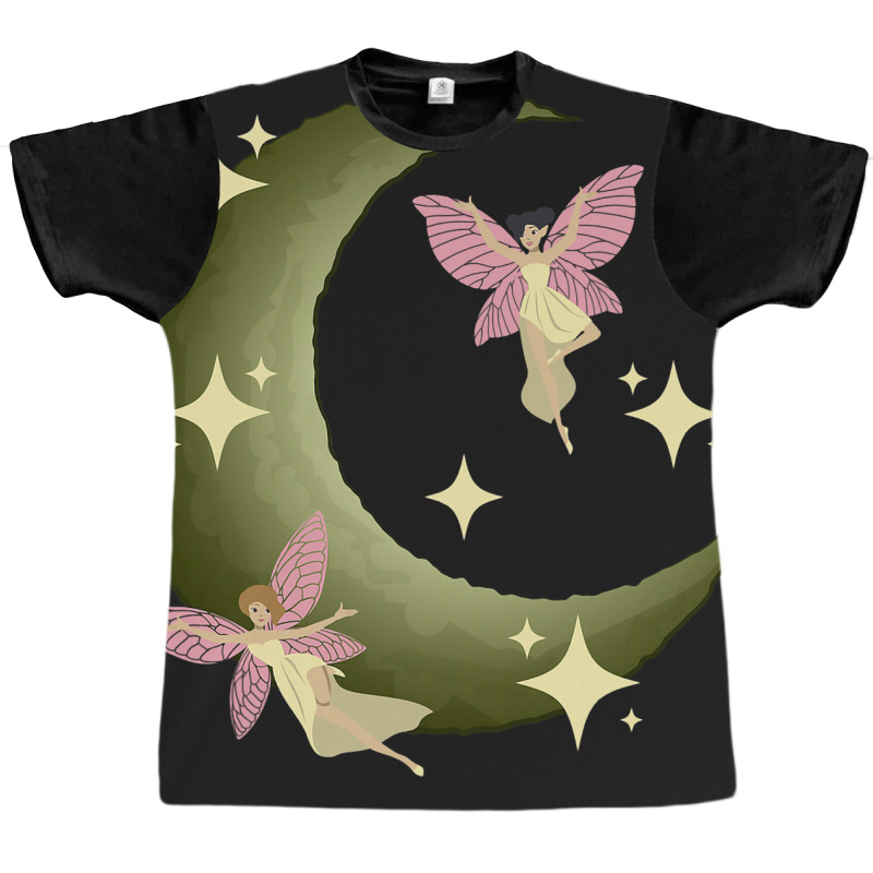 Fairycore Aesthetic Fairy Core Grunge Crescent Moo Graphic T-shirt | Artistshot