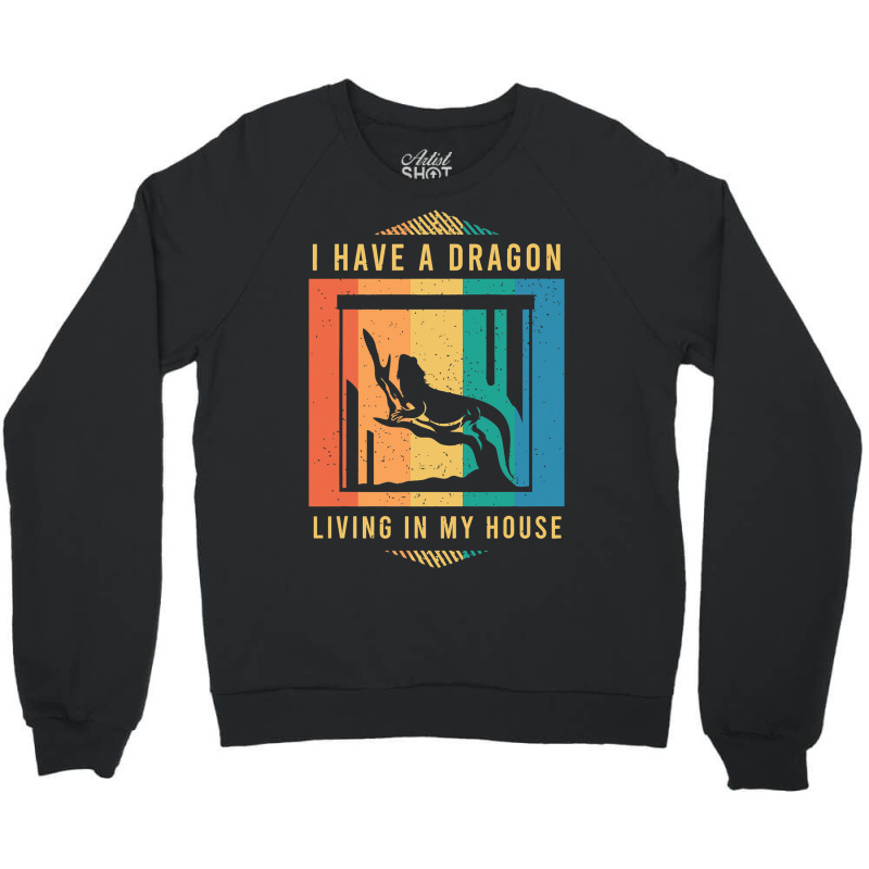 Funny Lizard Clothing For A Lover O Bearded Dragon Crewneck Sweatshirt | Artistshot