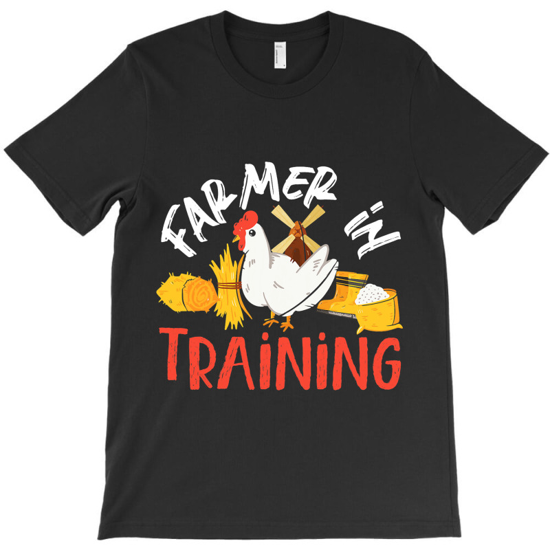 Farmer In Training Chicken For Kids T-shirt | Artistshot