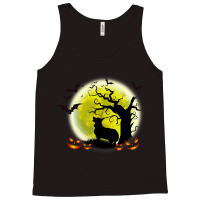 Funny Corgi Dog Moon Pumpkin Halloween Costume Dog Tank Top | Artistshot