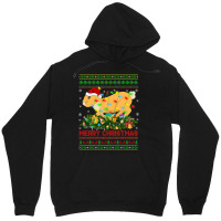 Funny Xmas Lighting Tree Santa Ugly Hare Christmas Unisex Hoodie | Artistshot