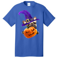 French Bulldog T  Shirt French Bulldog, Witch Hat, Scary Halloween, Ja Basic T-shirt | Artistshot