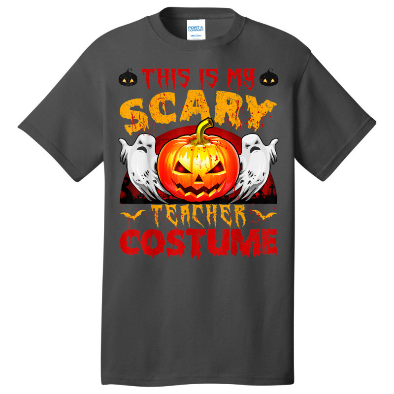 This Is My Scary Teacher Costume Halloween Pumpkin Birthday Basic T-shirt | Artistshot