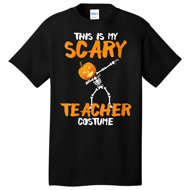 Womens This Is My Scary Teacher Halloween Costume Art Character Basic T-shirt | Artistshot