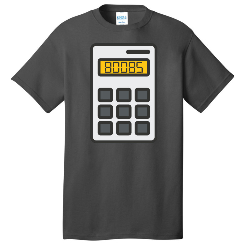 Calculator Boobs   Boobs Basic T-shirt by baruklambi | Artistshot