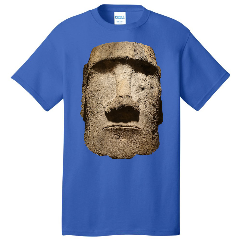 Easter Island Moai Statue Monolith World Mystery Basic T-shirt | Artistshot