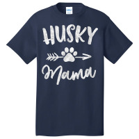 Husky Mama Siberian Husky Lover Owner Gifts Dog Mom Basic T-shirt | Artistshot