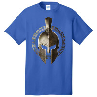 Spartan Helmet Warrior Gladiator Workout Sparta Greek Gym Tank Top Basic T-shirt | Artistshot