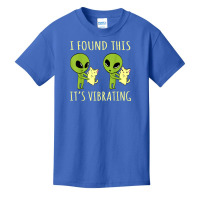 I Found This Its Vibrating Funny Alien Cat Tshirt T Shirt Basic Youth T-shirt | Artistshot