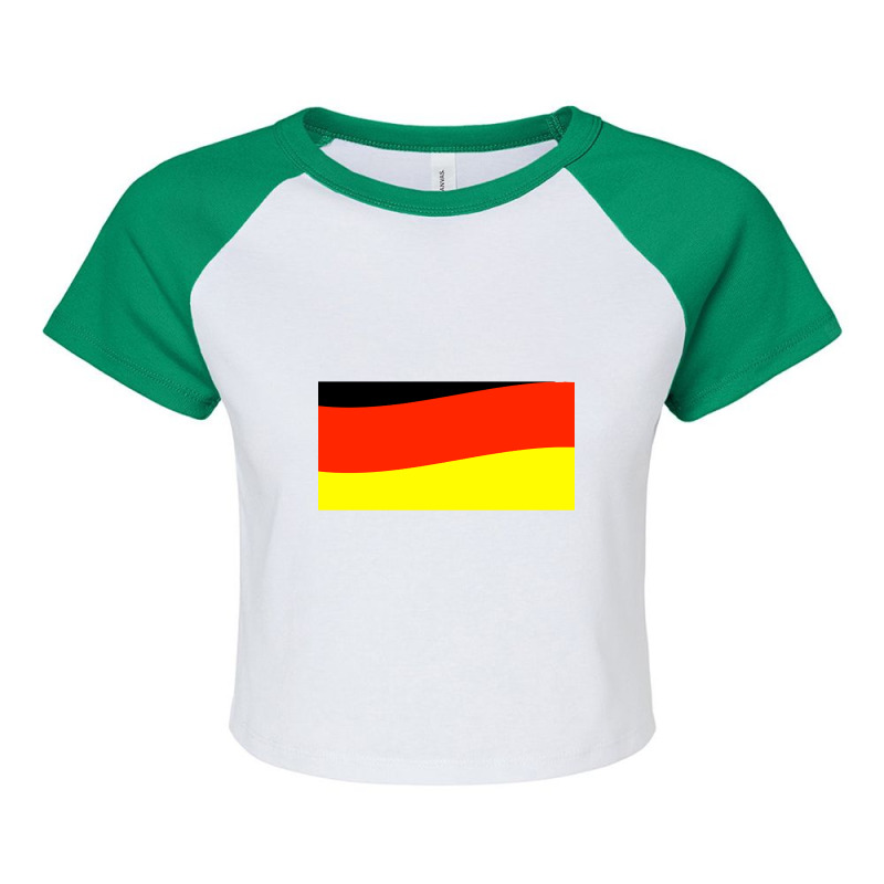 Germany Flag Raglan Crop Top by Rios Arevalo | Artistshot