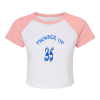 Thunder Up 35! Gift Raglan Crop Top | Artistshot