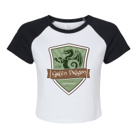 Trending The Green Dragon - Bywater Raglan Crop Top | Artistshot