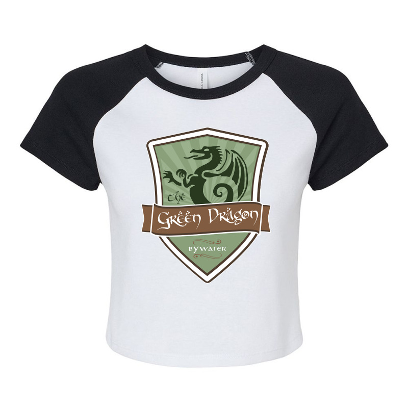 Trending The Green Dragon - Bywater Raglan Crop Top by fenderbendable | Artistshot