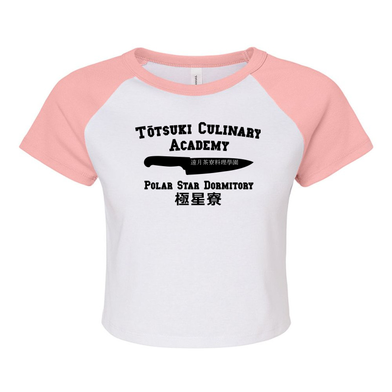 Totsuki Culinary Academy   Polar Star Dormitory Raglan Crop Top by kukoyivercsej | Artistshot