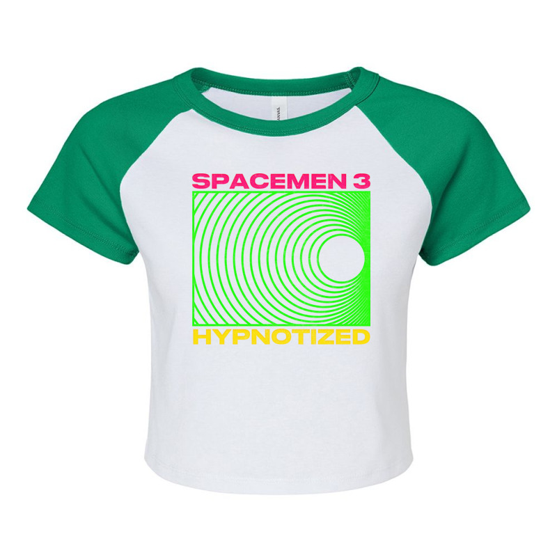 Hypnotized Spacemen 3 Original 90s Style Design Raglan Crop Top by MernaPutney | Artistshot