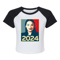 Alexandria Ocasiocortez 2024   Vintage Raglan Crop Top | Artistshot