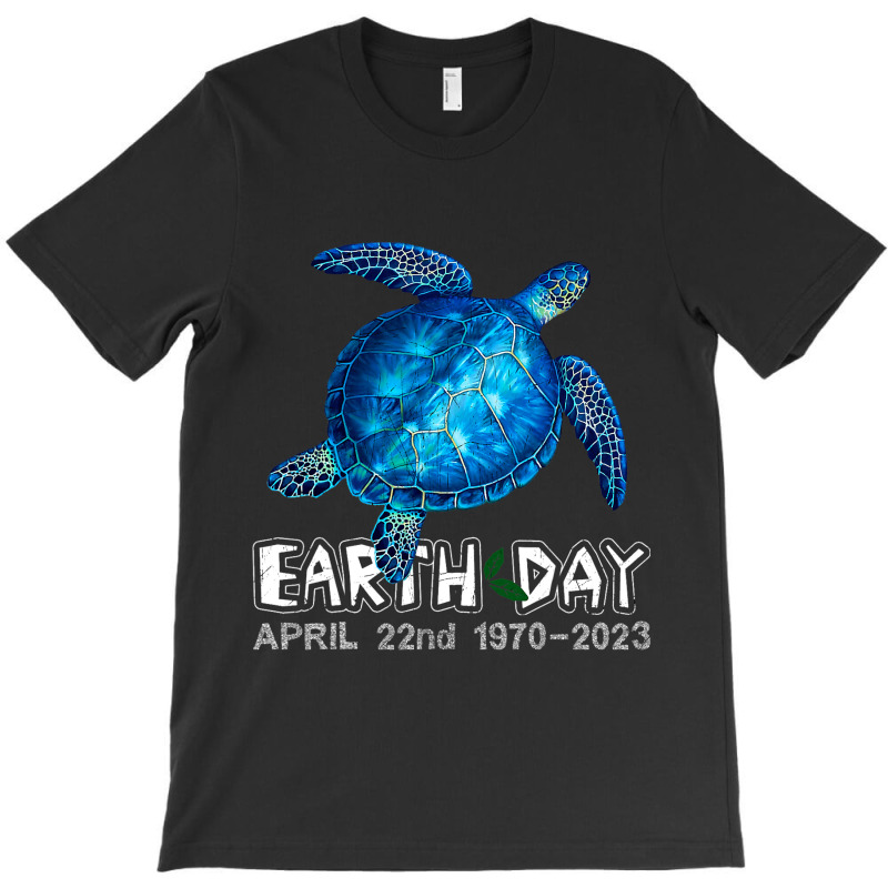 Blue Turtle Ocean Earth Day 2anniversary T-shirt | Artistshot