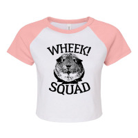 Guinea Pig S Wheek Squad Cute Funny Guinea Pig S Raglan Crop Top | Artistshot