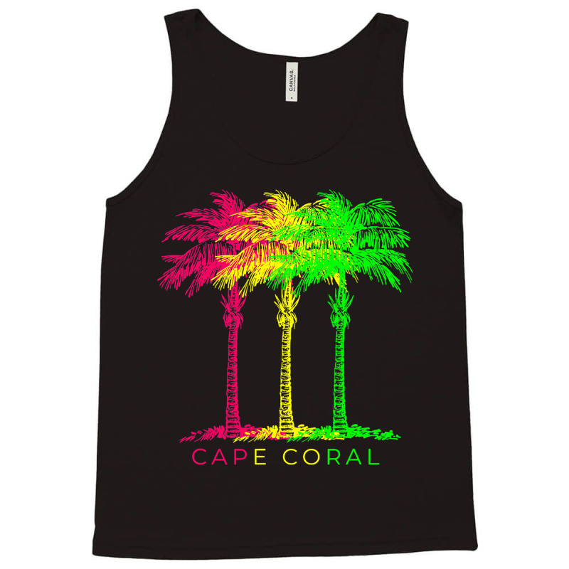 Cape Coral Florida And Palm Trees Tank Top | Artistshot