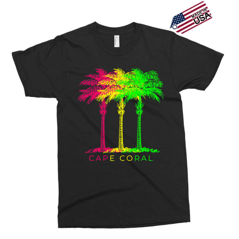 Cape Coral Florida And Palm Trees Exclusive T-shirt | Artistshot