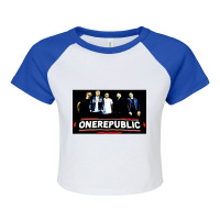 One Republic, One, Republic, One Republic Vintage, One Republic Art, O Raglan Crop Top | Artistshot