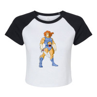 Kids Thundercats Liono Portrait Raglan Crop Top | Artistshot