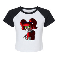 Five Nights At Freddy's Sister Location Ba Raglan Crop Top | Artistshot