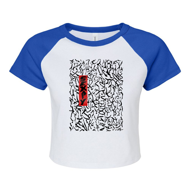 Grandmaster Sexay Raglan Crop Top | Artistshot