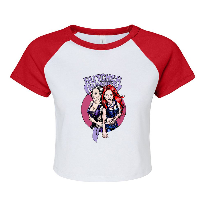 Duo Good Babies Raglan Crop Top by rondeyadi | Artistshot