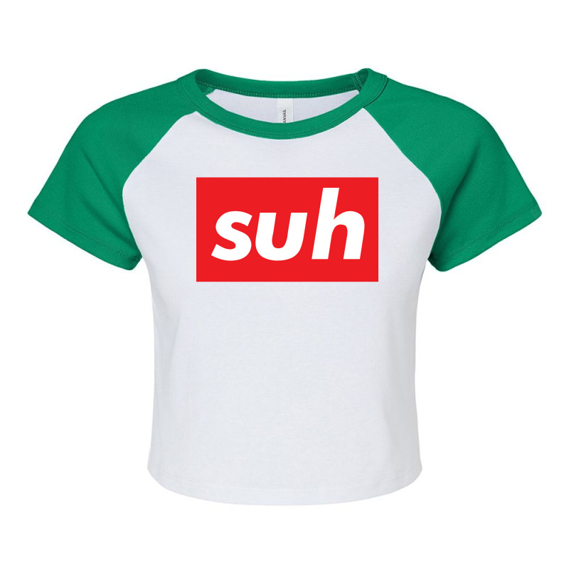 Suh Words Millennials Use What Is Up Baby 80s Raglan Crop Top by bilanaalmendt | Artistshot