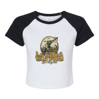 Hot Trend La Brea Tar Pits 1977 Raglan Crop Top | Artistshot