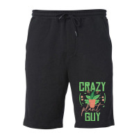 Crazy Plant Guy Plant Lover Gardener Funny Gardeni Fleece Short | Artistshot