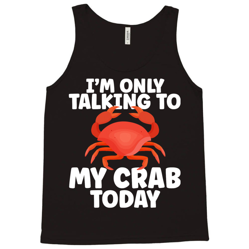 Cute Crab Design For Crab Lover Seafood Cool Crust Tank Top | Artistshot