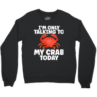 Cute Crab Design For Crab Lover Seafood Cool Crust Crewneck Sweatshirt | Artistshot