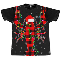 Buffalo Red Plaid Lobster Animals Merry Christmas  Graphic T-shirt | Artistshot