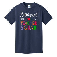 Awesome Bilingual Teacher Squad Funny Colleague T Shirt Basic Youth T-shirt | Artistshot