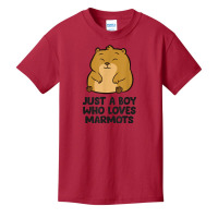 Just A Boy Who Loves Marmots T Shirt Basic Youth T-shirt | Artistshot