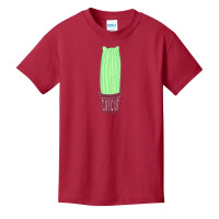 Toxic Neon Green And Red Basic Youth T-shirt | Artistshot