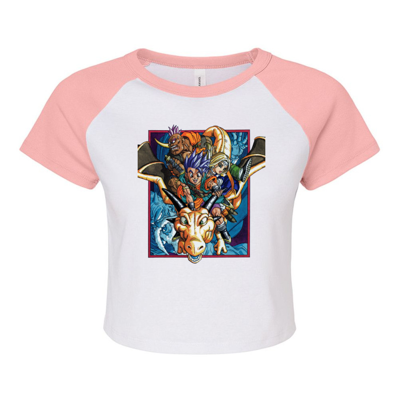 Dragon Quest Vi Raglan Crop Top by matrismonzono | Artistshot