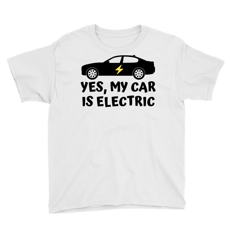 Yes My Car Is Electric Youth Tee by Awieee | Artistshot