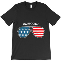 Cape Coral Florida Fl Us Cities America 4th Of Jul T-shirt | Artistshot